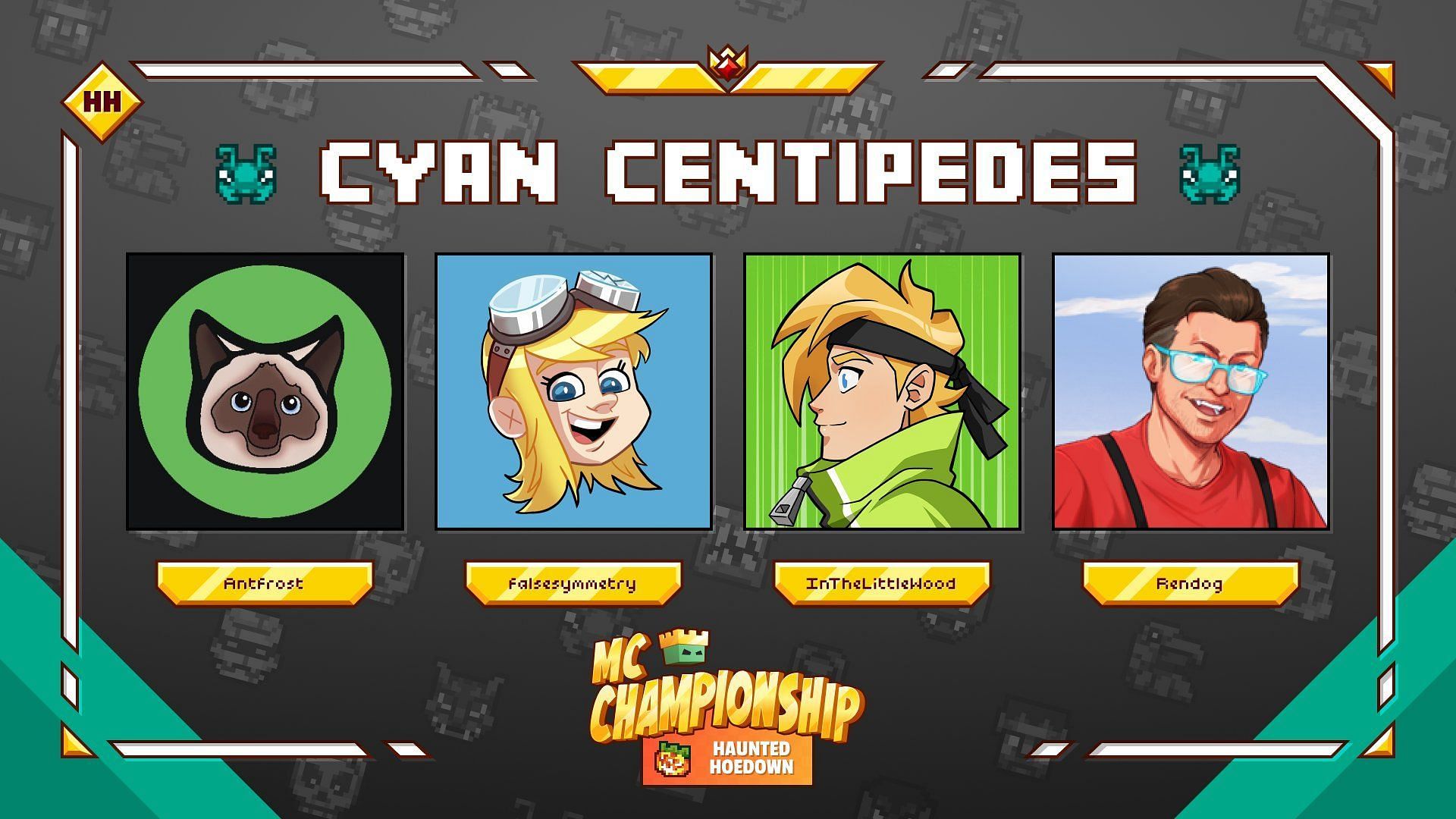 Cyan Centipedes contains many SMP veterans (Image via MCChampionship_)