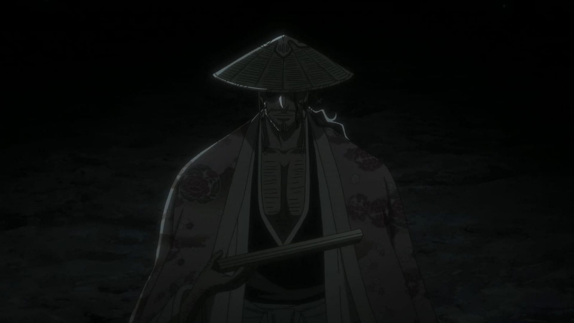 Shunsui Kyoraku in the episode (Image via Pierrot Films)