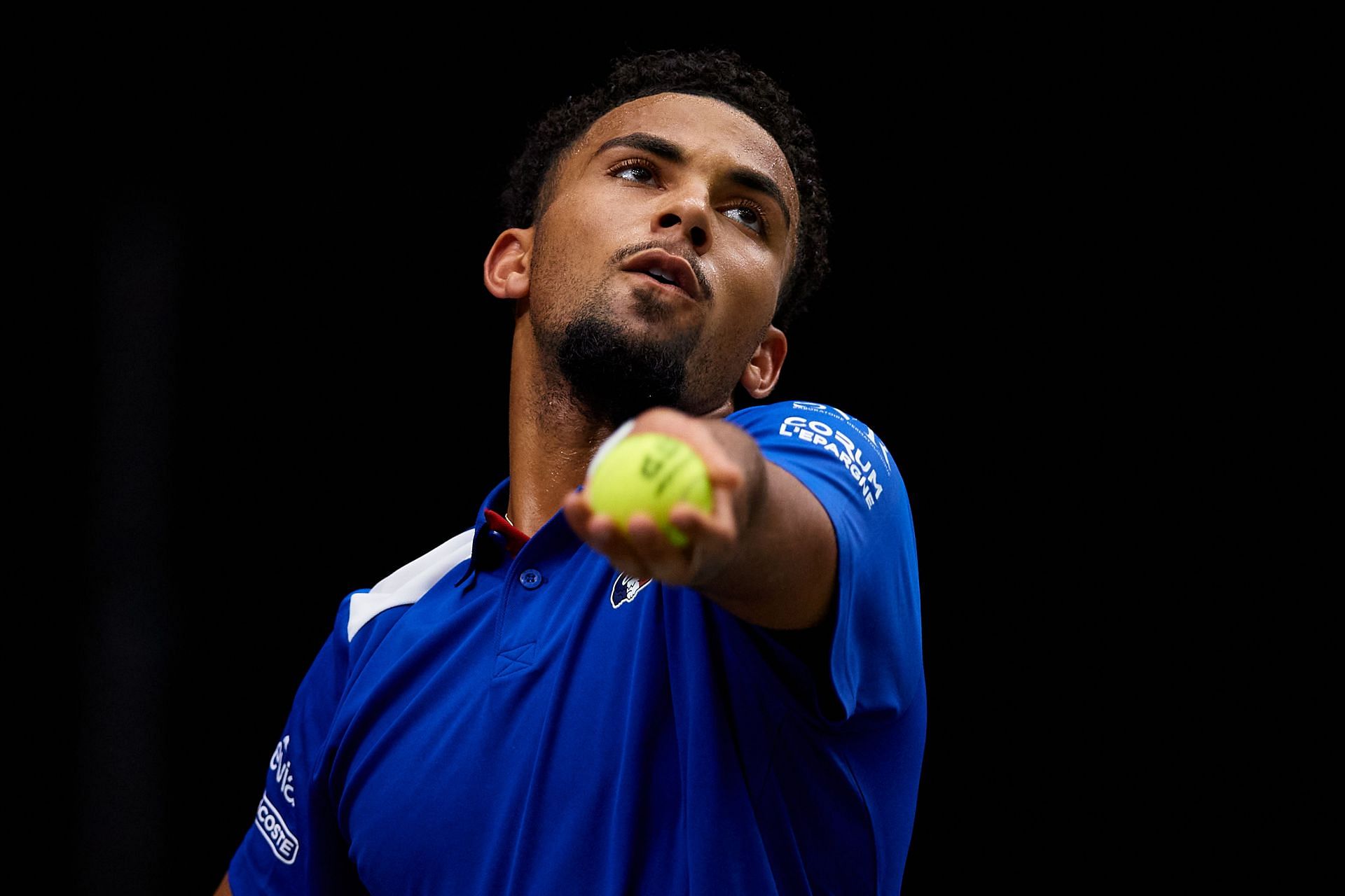 Fils during the 2024 Davis Cup Finals Group Stage Valencia - Czechia v France match (Image via Getty)