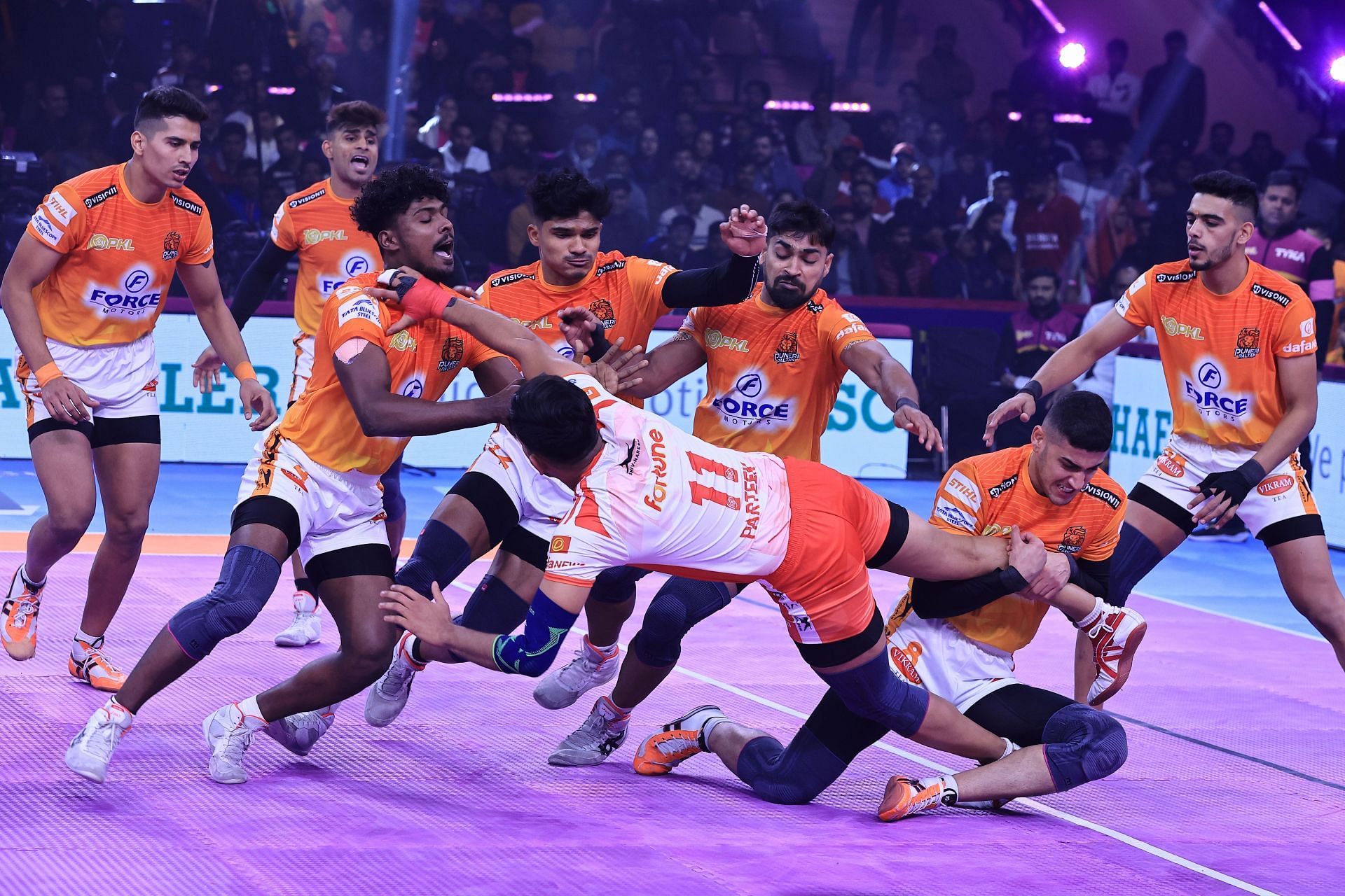 Puneri Paltan Vs Gujarat Giants Pro Kabaddi League Match In Jaipur - Source: Getty