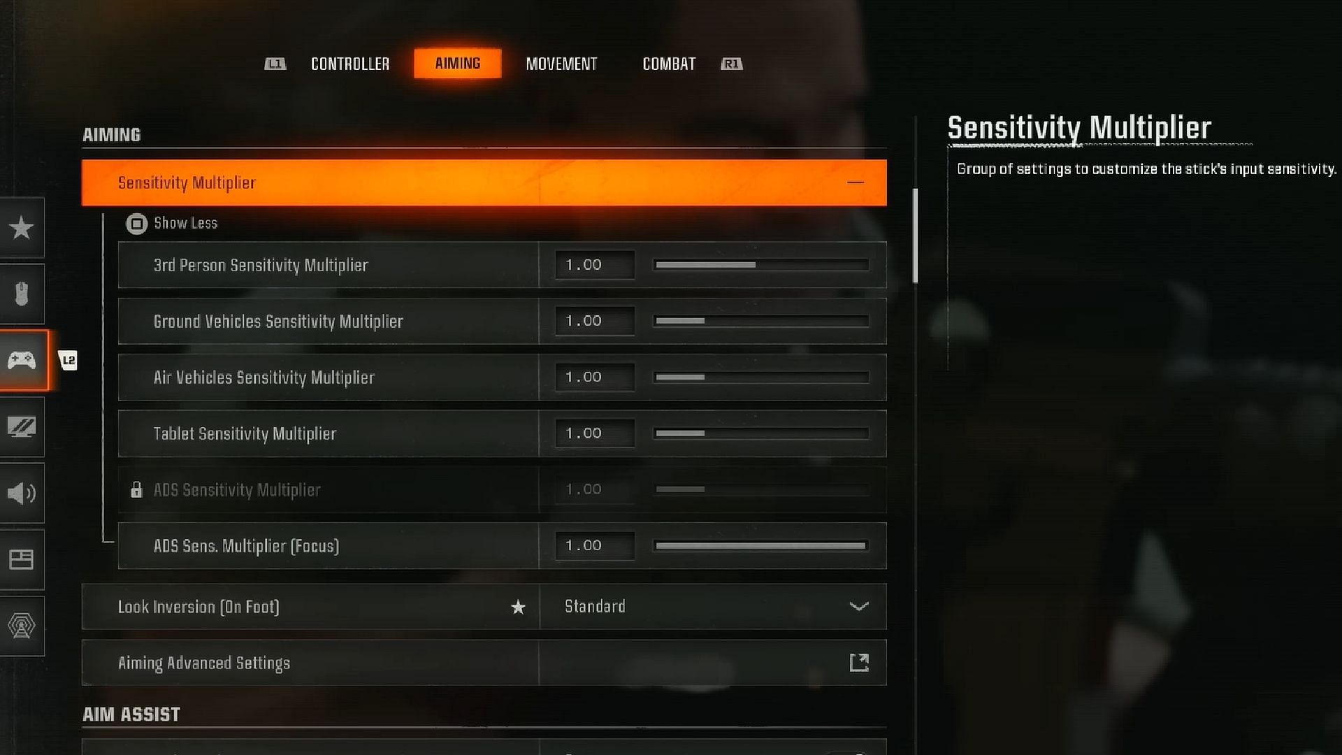 Best aim assist settings for Black Ops 6 (Image via Activision || YouTube/WhosImmortal)