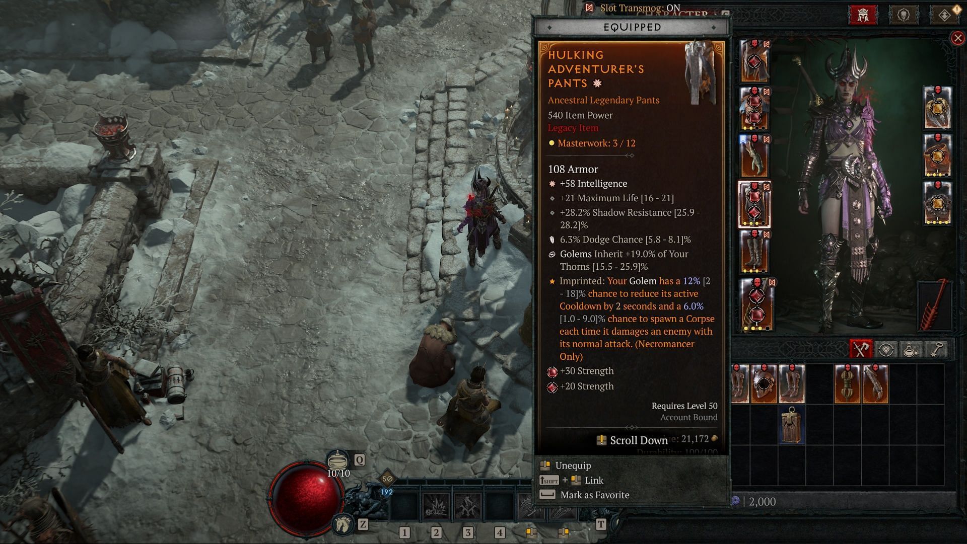 You can still get Ancestral items in Diablo 4, but it takes some serious work (Image via Blizzard Entertainment)