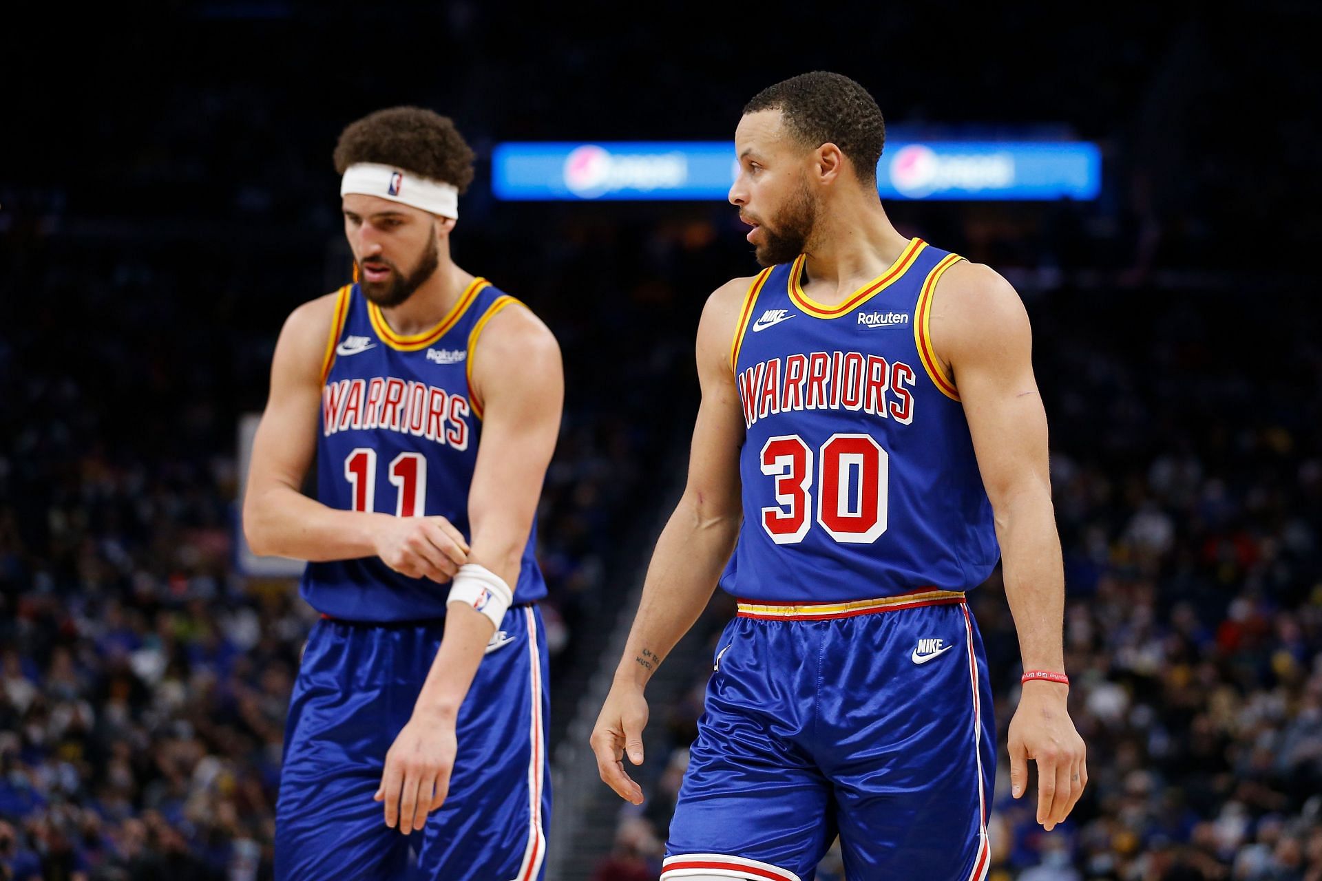 Steph Curry and Klay Thompson are no longer teammates (Image: Getty)