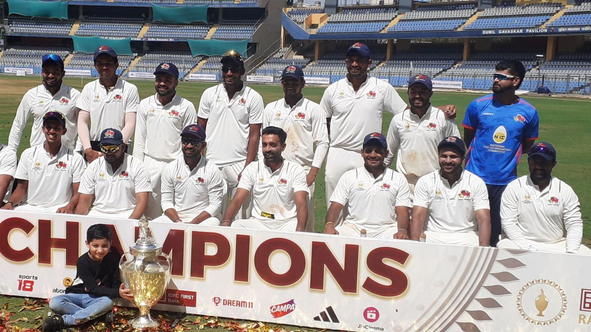 Mumbai are the defending champions of the Ranji Trophy (Image Credits: Sachin Tendulkar/X)