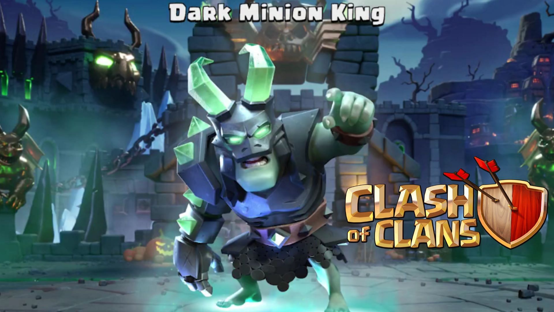 Clash of Clans Dark Minion King hero skin