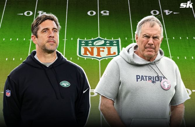 Bill Belichick takes a jab at Aaron Rodgers and Co. showcasing Patriots' record game balls following Jets' Week 8 loss