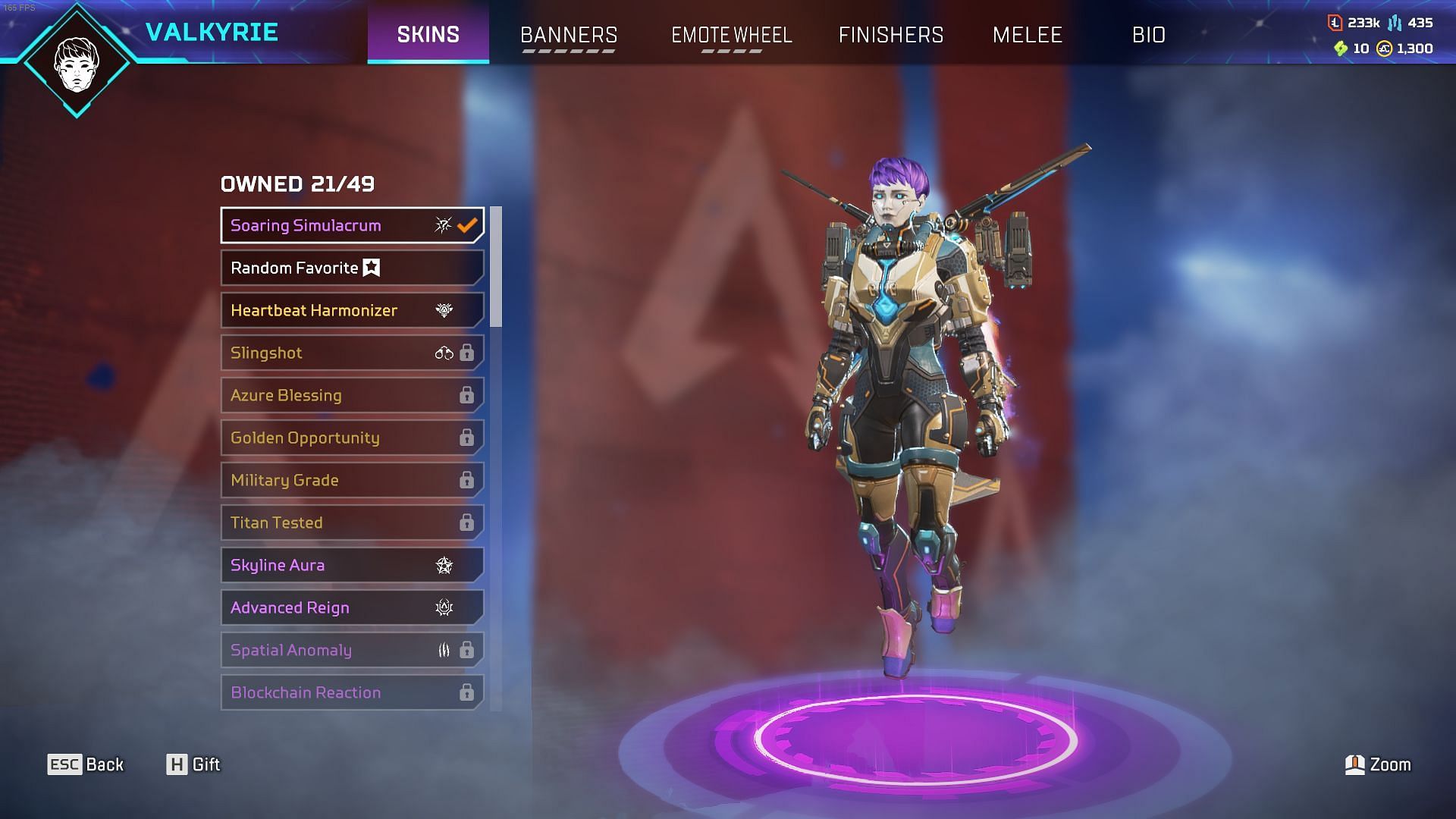 Valkyrie in Apex Legends (Image via EA)