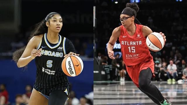 Angel Reese of the Chicago Sky and Allisha Gray of the Atlanta Dream. Photo Credits: Imagn