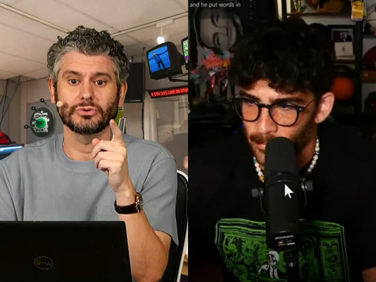 Ethan Klein calls out HasanAbi over his political takes (Image via YouTube/H3 Podcast)