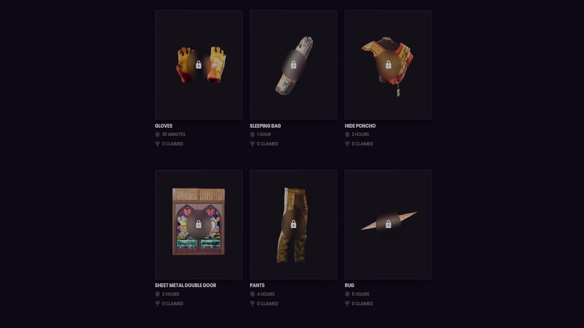  Rust Twitch Drops for October 2024 (Image via Facepunch Studios)