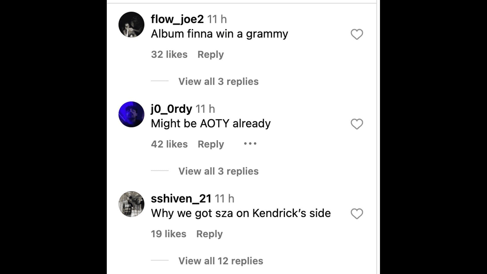 &quot;Nobody Gets Me&quot; Singer confirms a new album by Kendrick Lamar as she reposts a tweet by Devin Malik. (Image via Instagram)