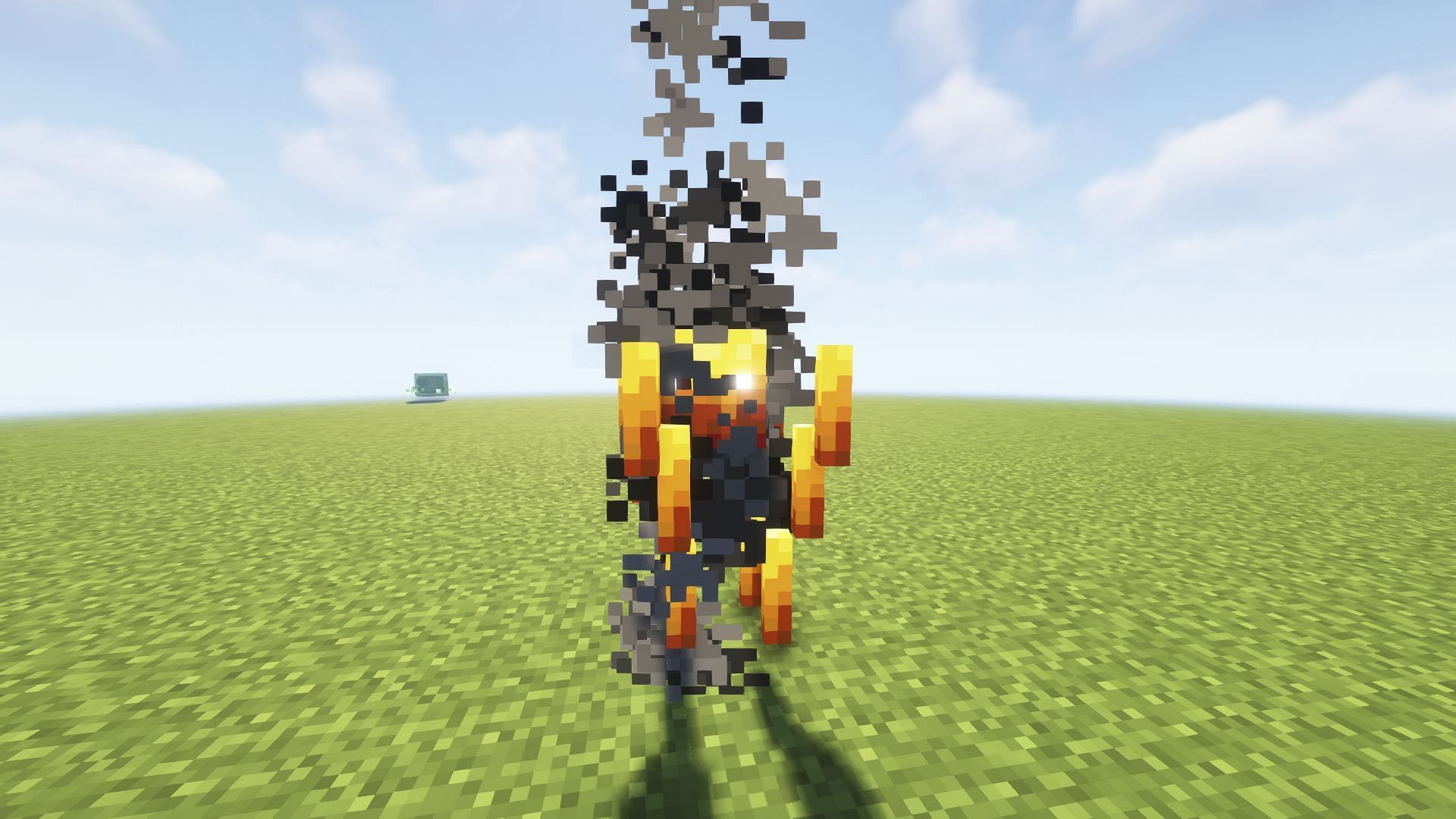 Blaze is the first mob to kill to get blaze rods essential for the eyes of Ender (Image via Mojang Studios)