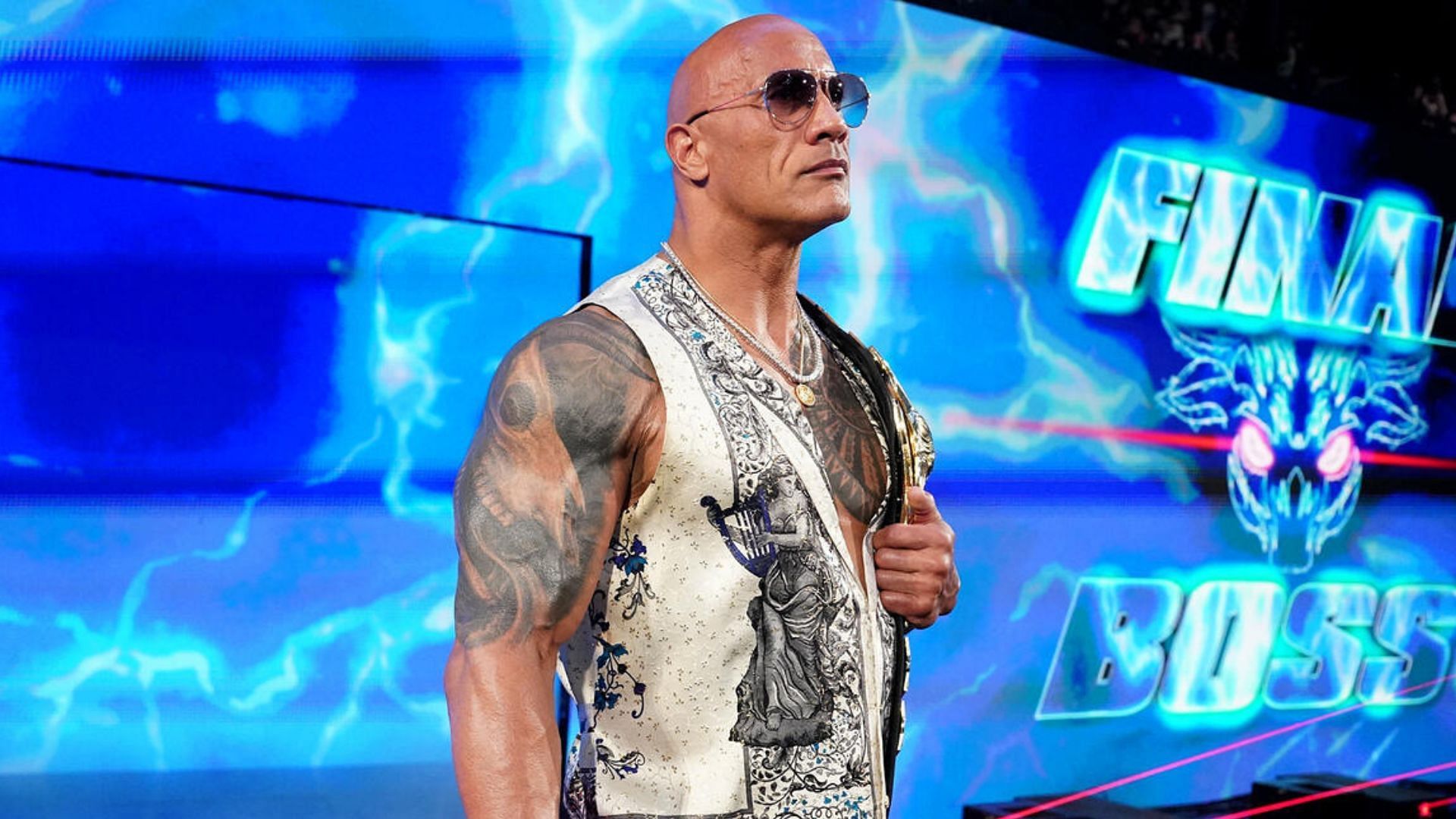 The Rock at WWE Bad Blood 2024! [Image credit: WWE.com]