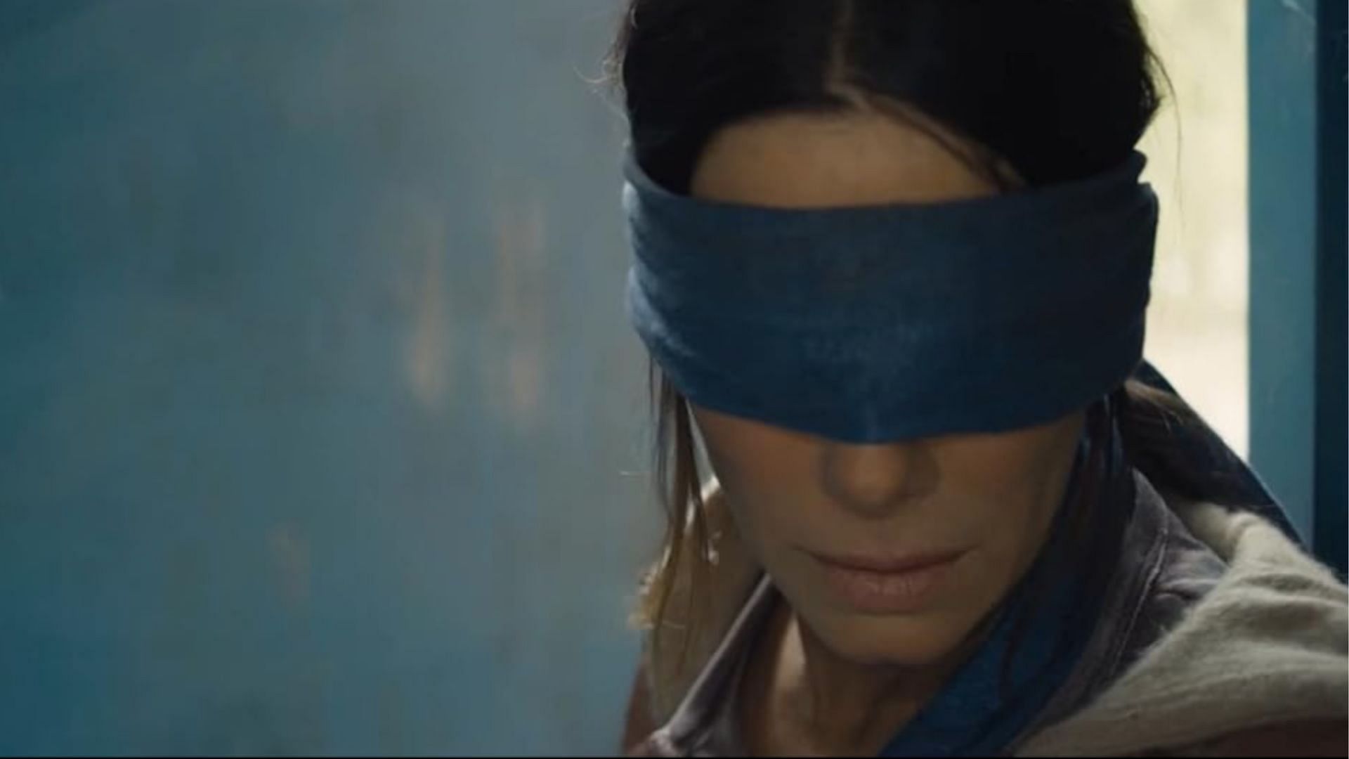 Sandra Bullock in Bird Box (2018) (image via Netflix)