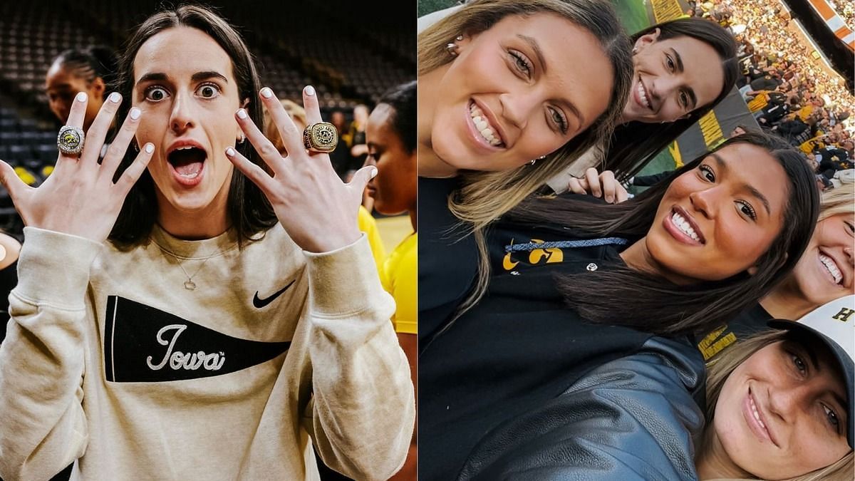 Gabbie Marshall, Caitlin Clark and Kate Martin (Image Credits: Instagram/@iowawbb)