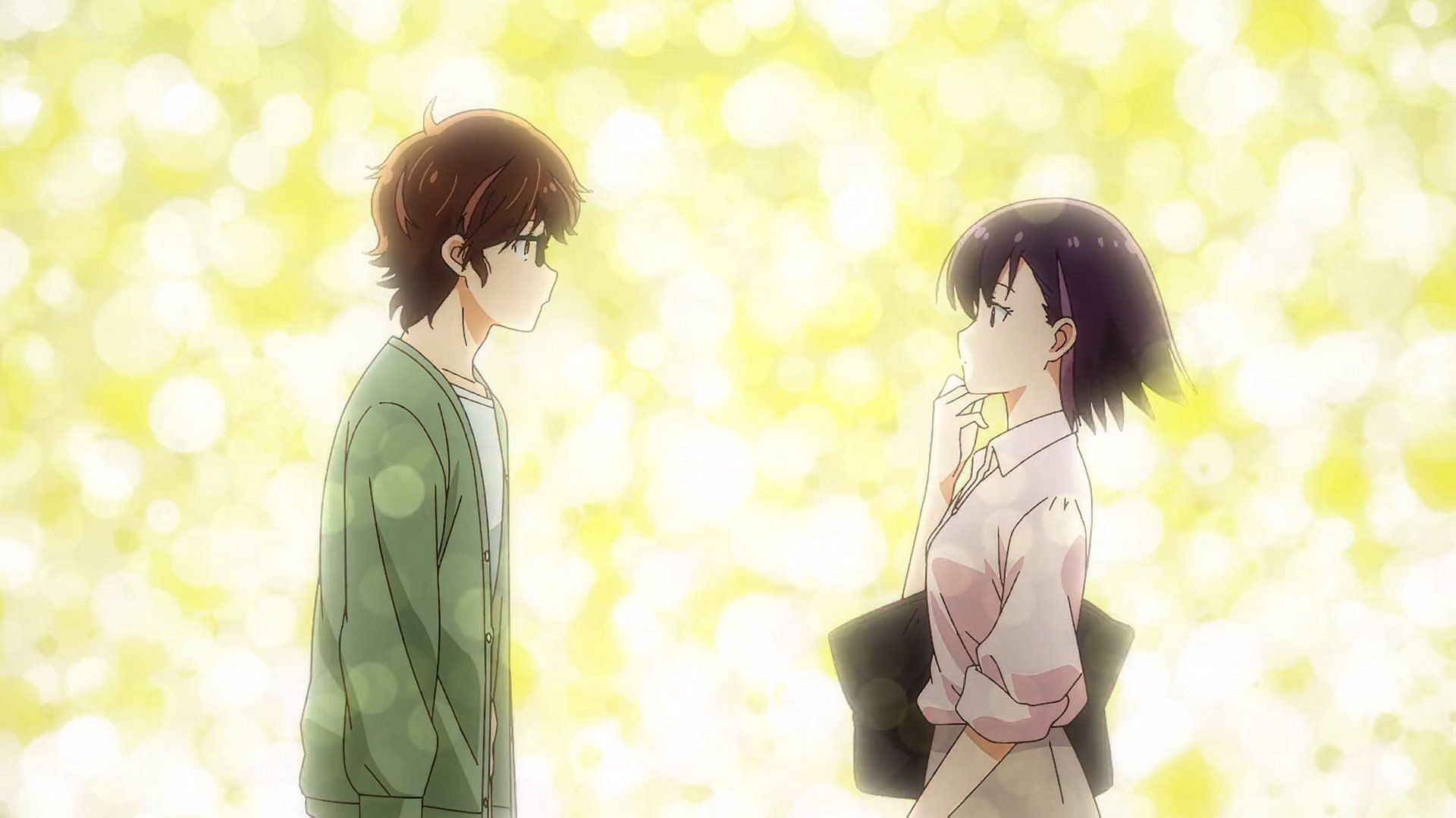 Takuya and Rika as seen in the anime (image via Ashi Productions)