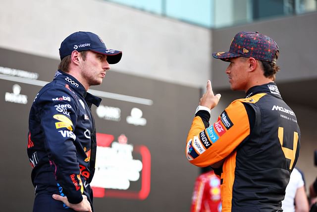 This guy's dangerous": Lando Norris furious at Max Verstappen for pushing  him off the track