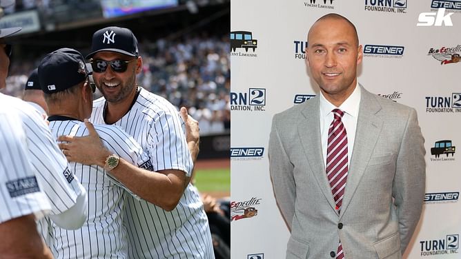 Derek Jeter gives 2-word response to Yankees clinching ALCS, courtesy Juan Soto - Giancarlo Stanton heroics