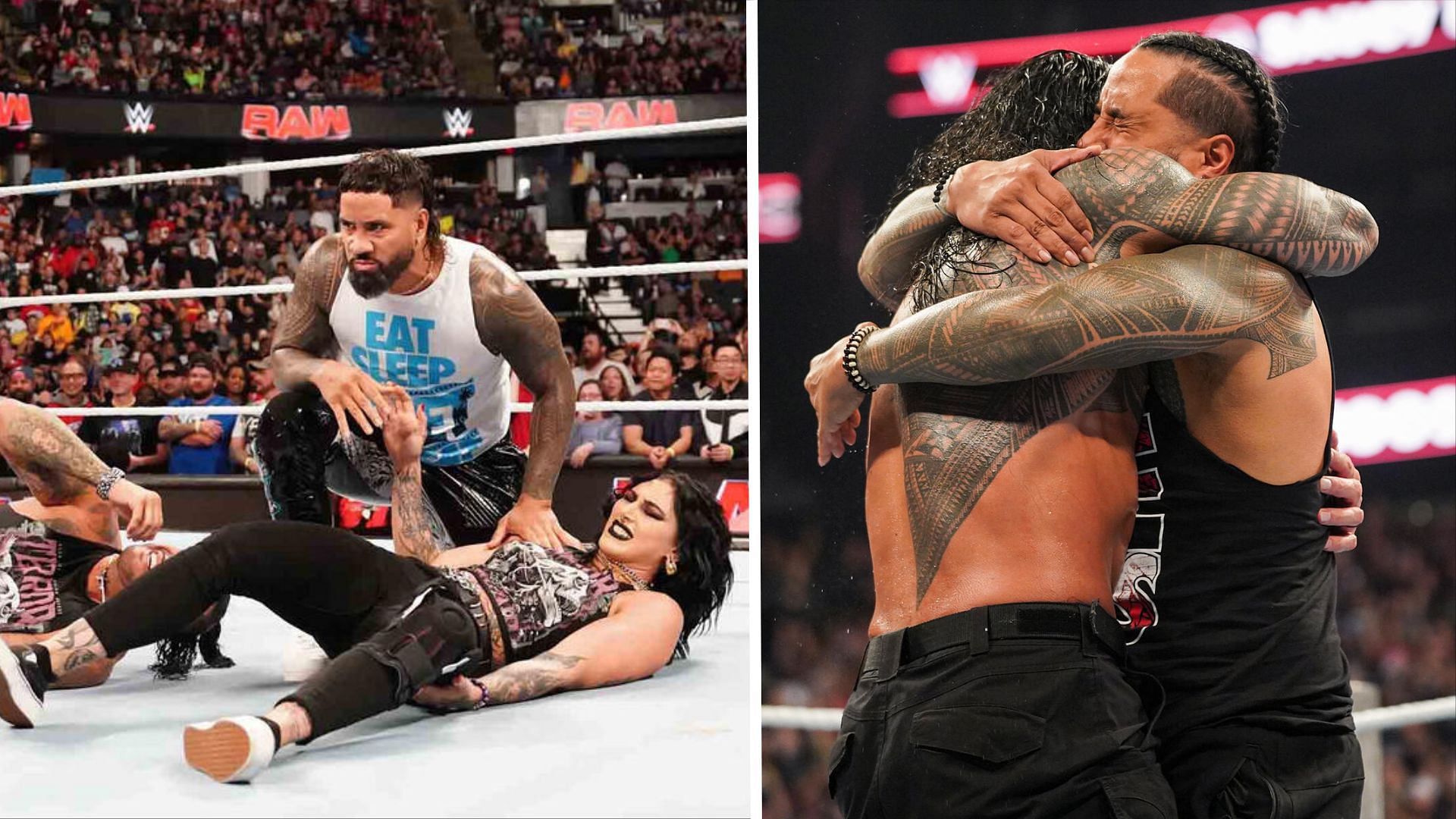 Jey Uso, Jimmy Uso, and Roman Reigns are the original members of The Bloodline [Image Credits: WWE.com]