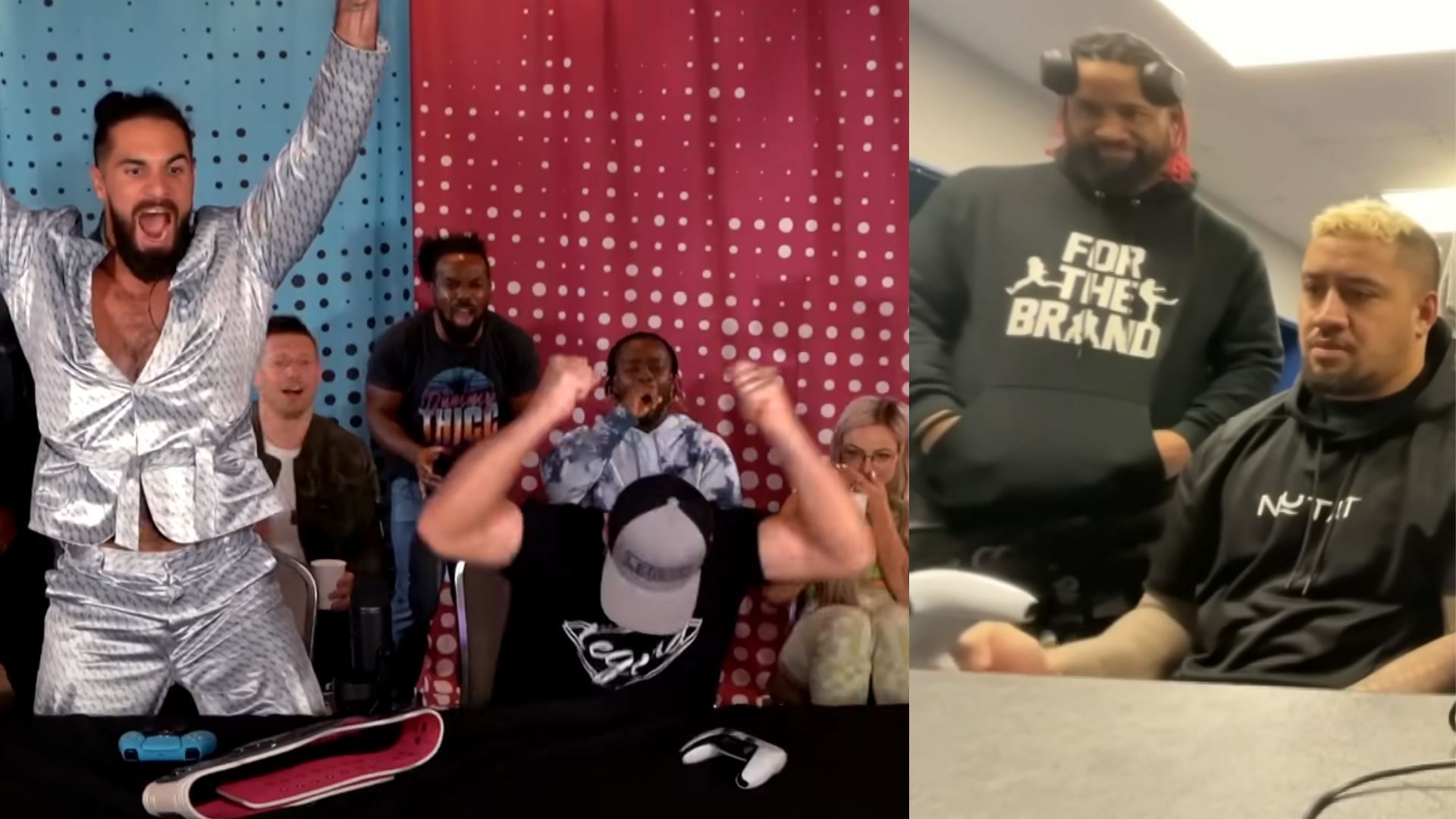 Many WWE stars are avid gamers! [Images via UpUpDownDown