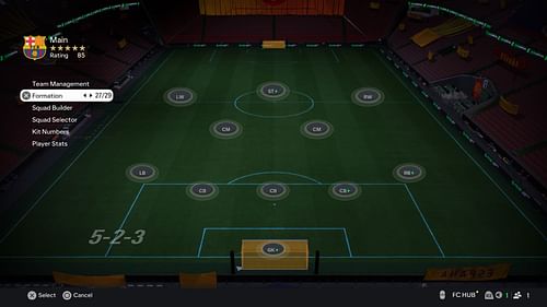 The formation (Image via EA)