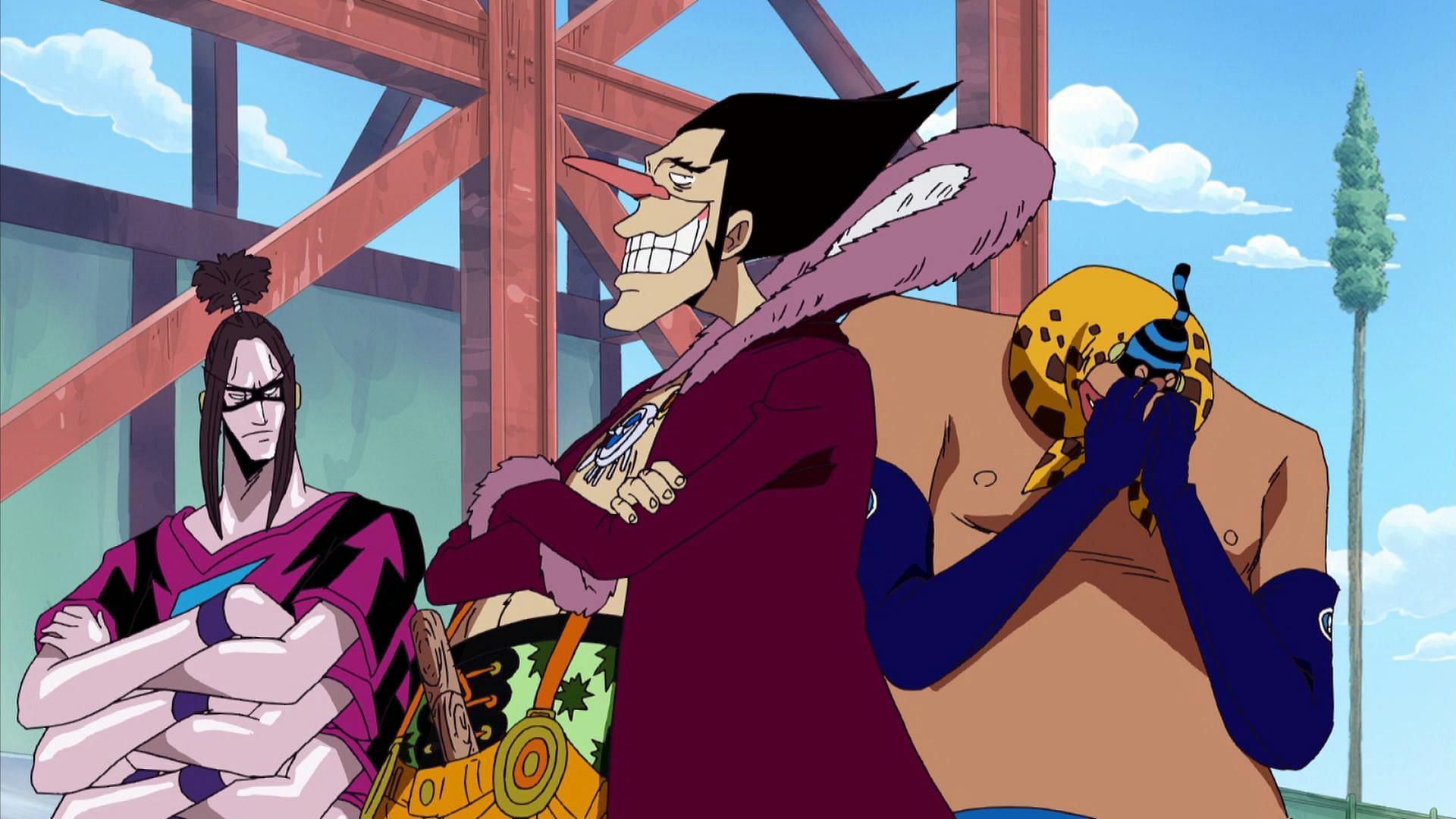 Foxy and his men as seen in One Piece (Image via Toei Animation)