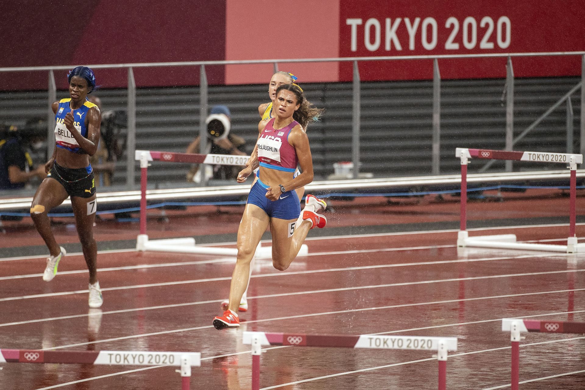 Sydney McLaughlin-Levrone in action at the Tokyo Olympics [Image Source : Getty]