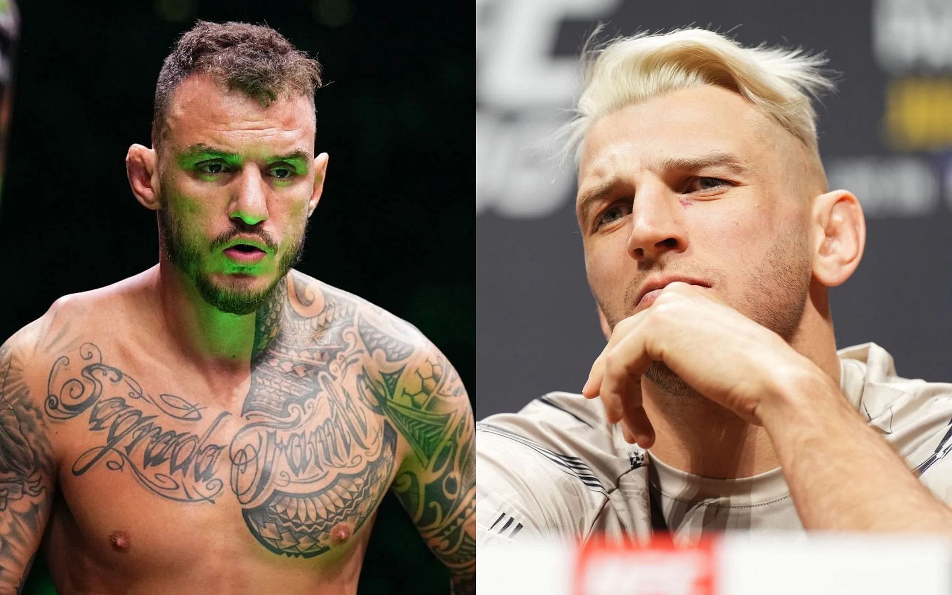 Dan Hooker (right) takes aim at Renato Moicano (left) for turning down matchup at UFC 305 [Images courtesy: Getty Images]