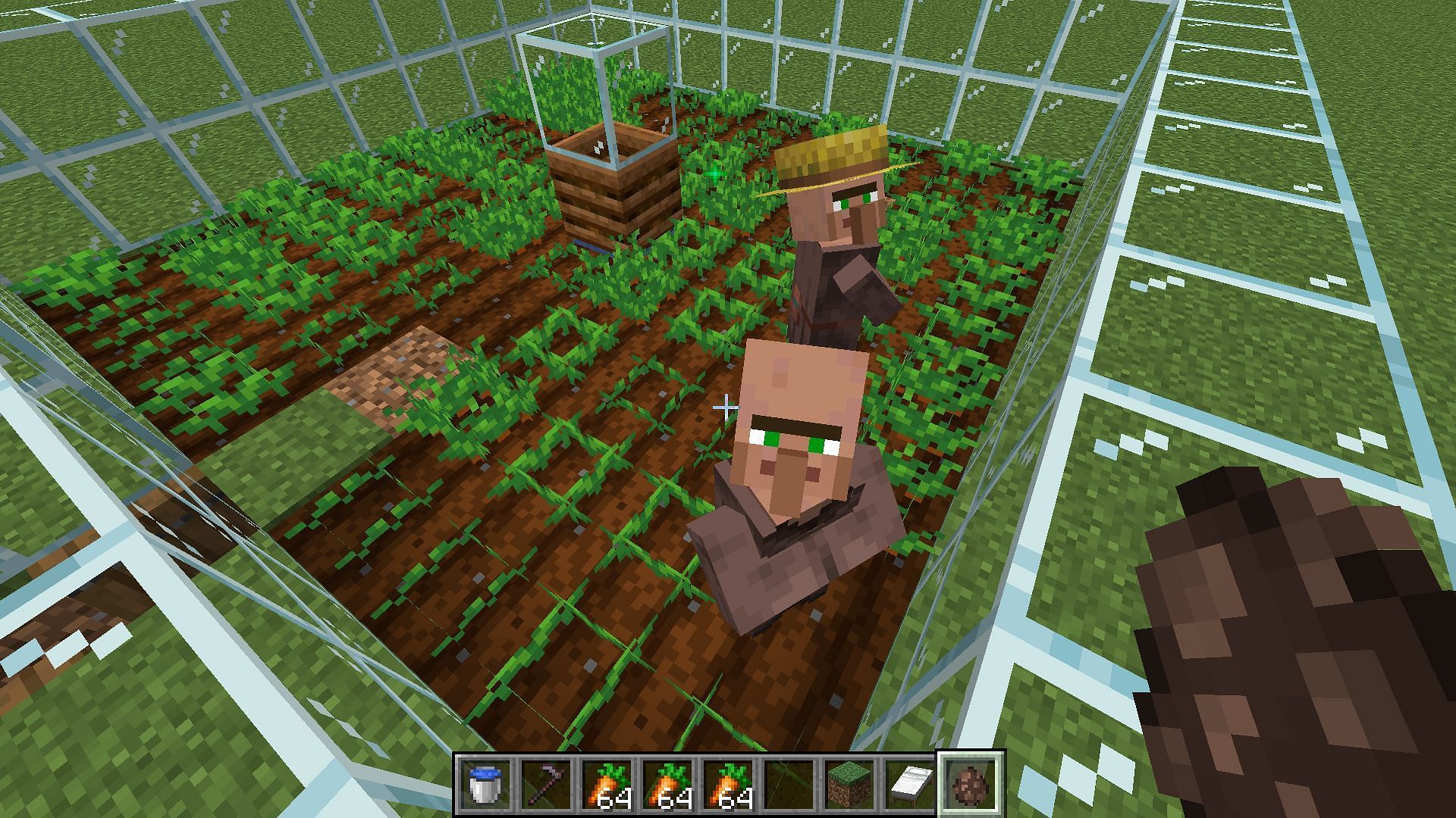 You just need two villagers to operate the villager breeder in Minecraft 1.21 (Image via Mojang Studios)