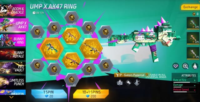 Ump Max New Event Released: Free Fire MAX में UMP-AK47 स्किन पाने का आया मौका ...