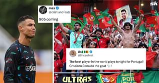 “906 coming”, “Best player in the world” - Fans thrilled with Cristiano Ronaldo being included in Portugal line-up to face Poland