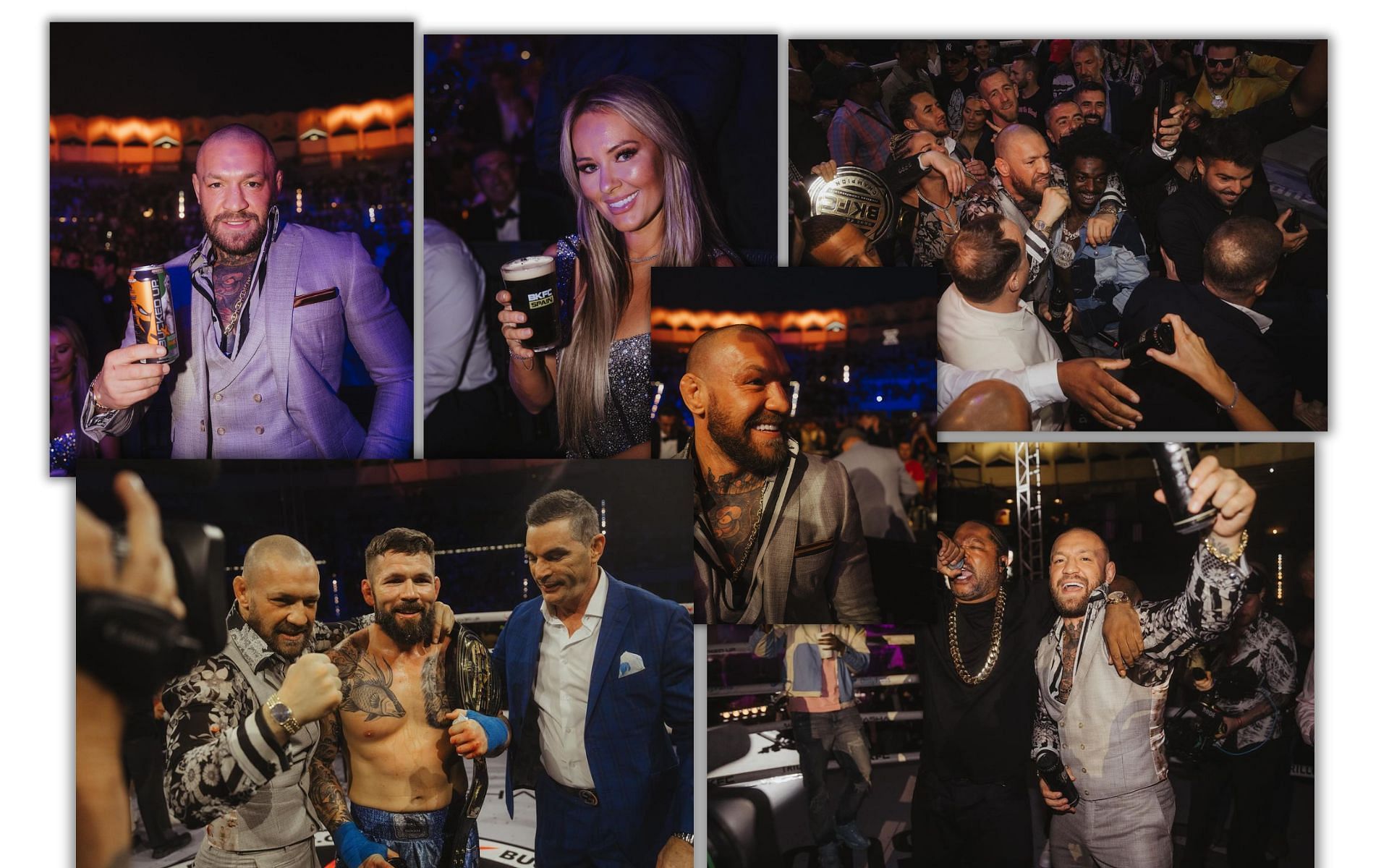 Conor McGregor shared behind-the-scenes pictures from BKFC Spain. [Images courtesy: @thenotoriousmma via Instagram]