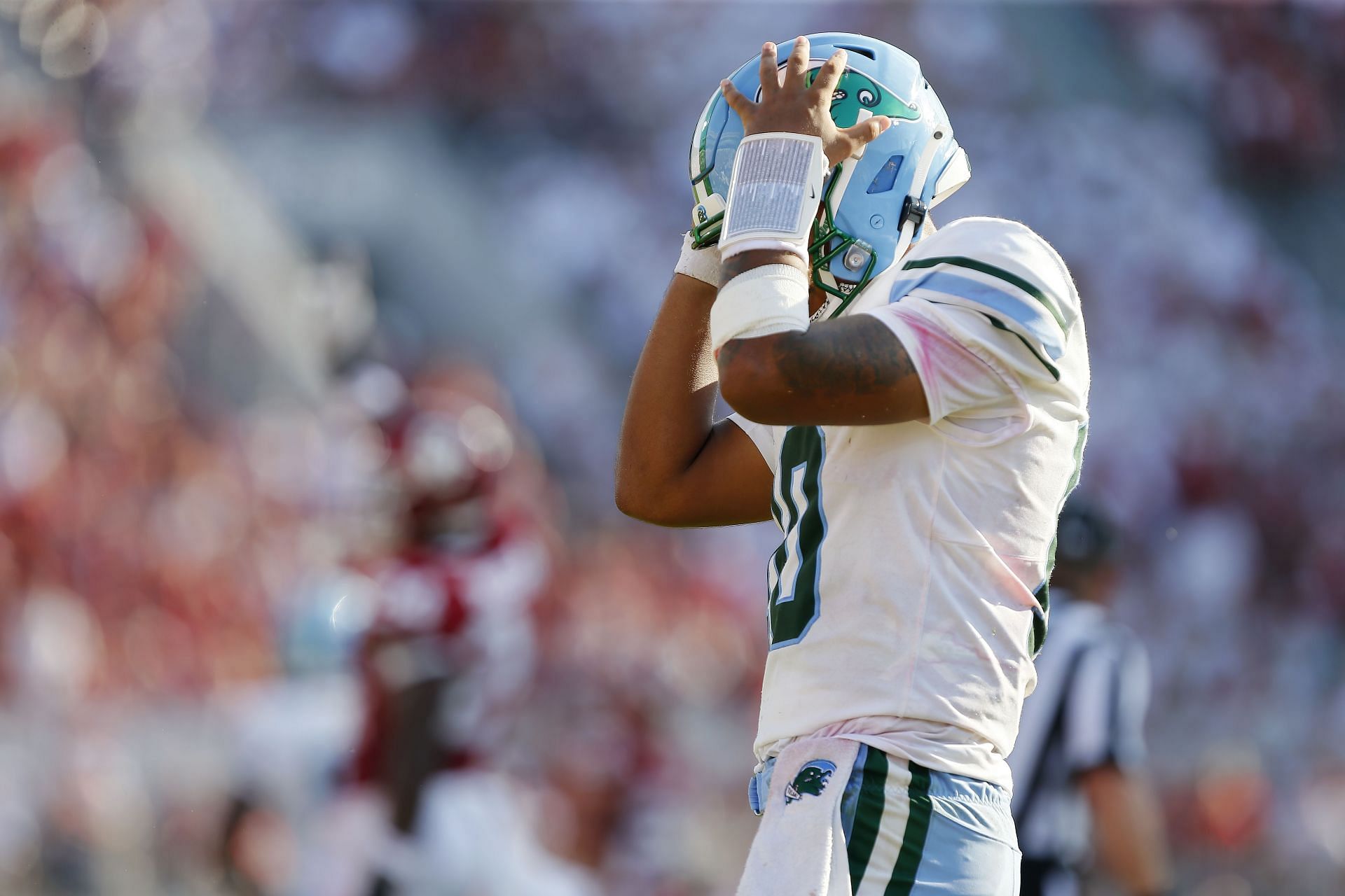 Tulane Green Wave QB Darian Mensah - Source: Getty