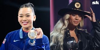 "I cannot breathe" - Suni Lee on hugging Beyonce at Glamour Women of the Year awards