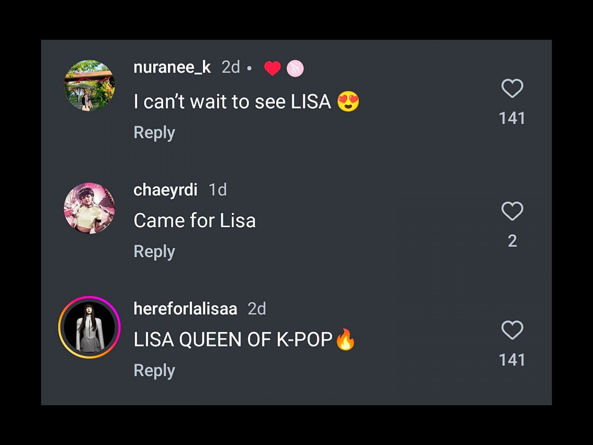 Fans react to Lisa&#039;s appearance in the latest official trailer (Image via @victoriassecret/Instagram)