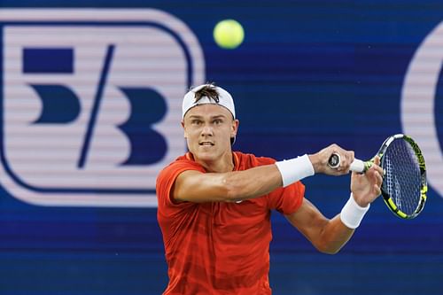 Rune in action at the 2024 Cincinnati Open (Source: Getty)