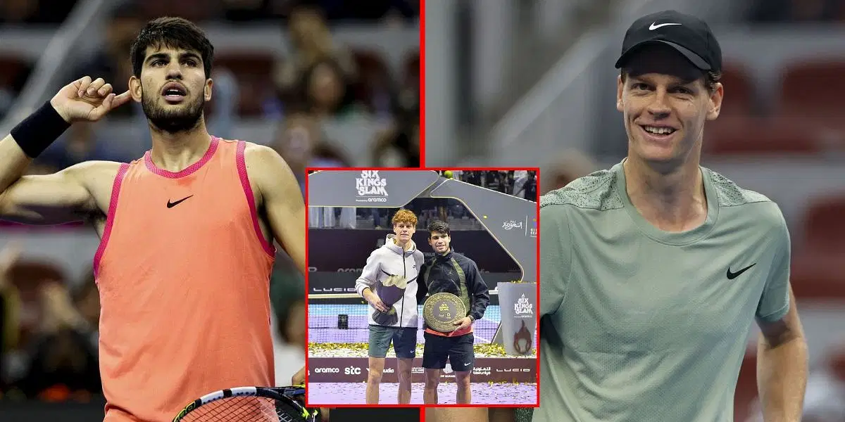 Carlos Alcaraz (L), Jannik Sinner (R) | Getty
