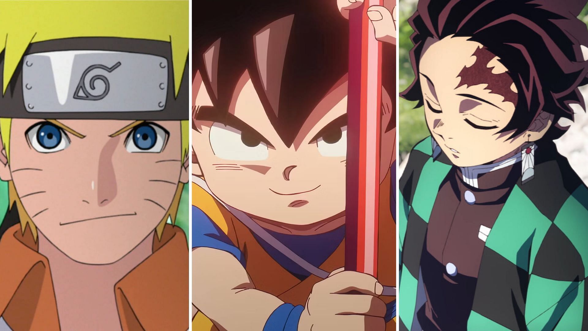 Naruto, Dragon Ball Daima, Demon Slayer