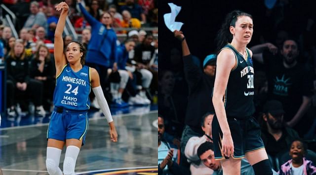 Napheesa Collier quips about perceived bias from referees towards Breanna Stewart (Credit: IG/napheesa24, breannastewart30)