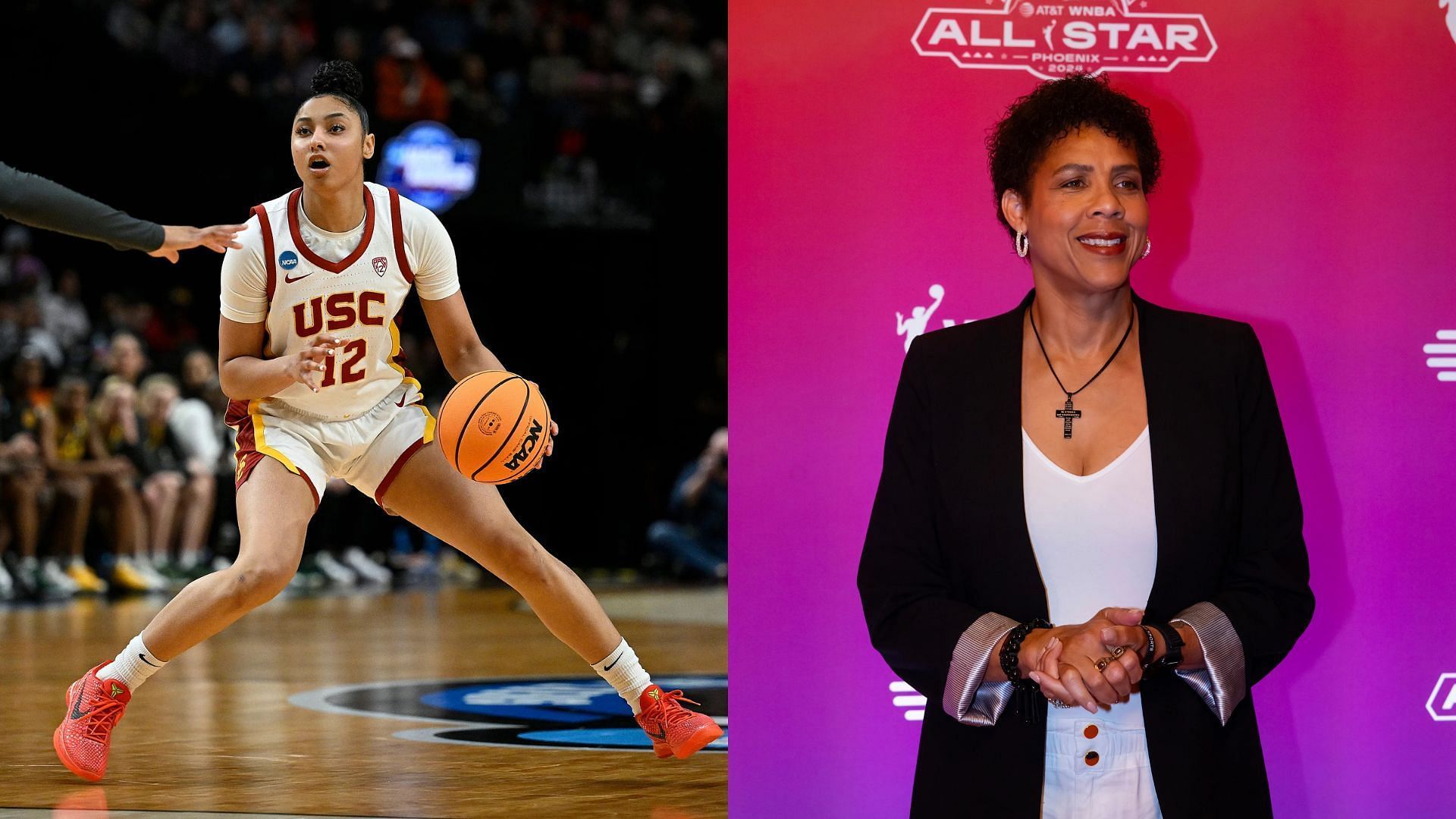 JuJu Watkins and Cheryl Miller