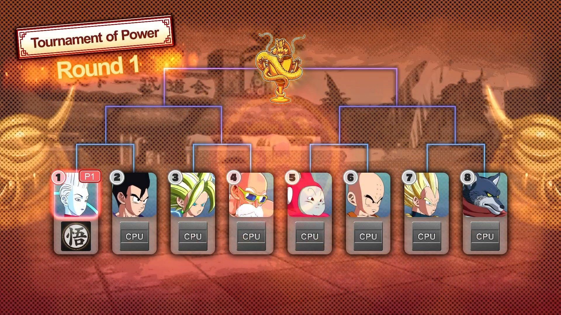 Defeat everyone at the Tournament of Power to get access to Anilaza (Image via Bandai Namco)