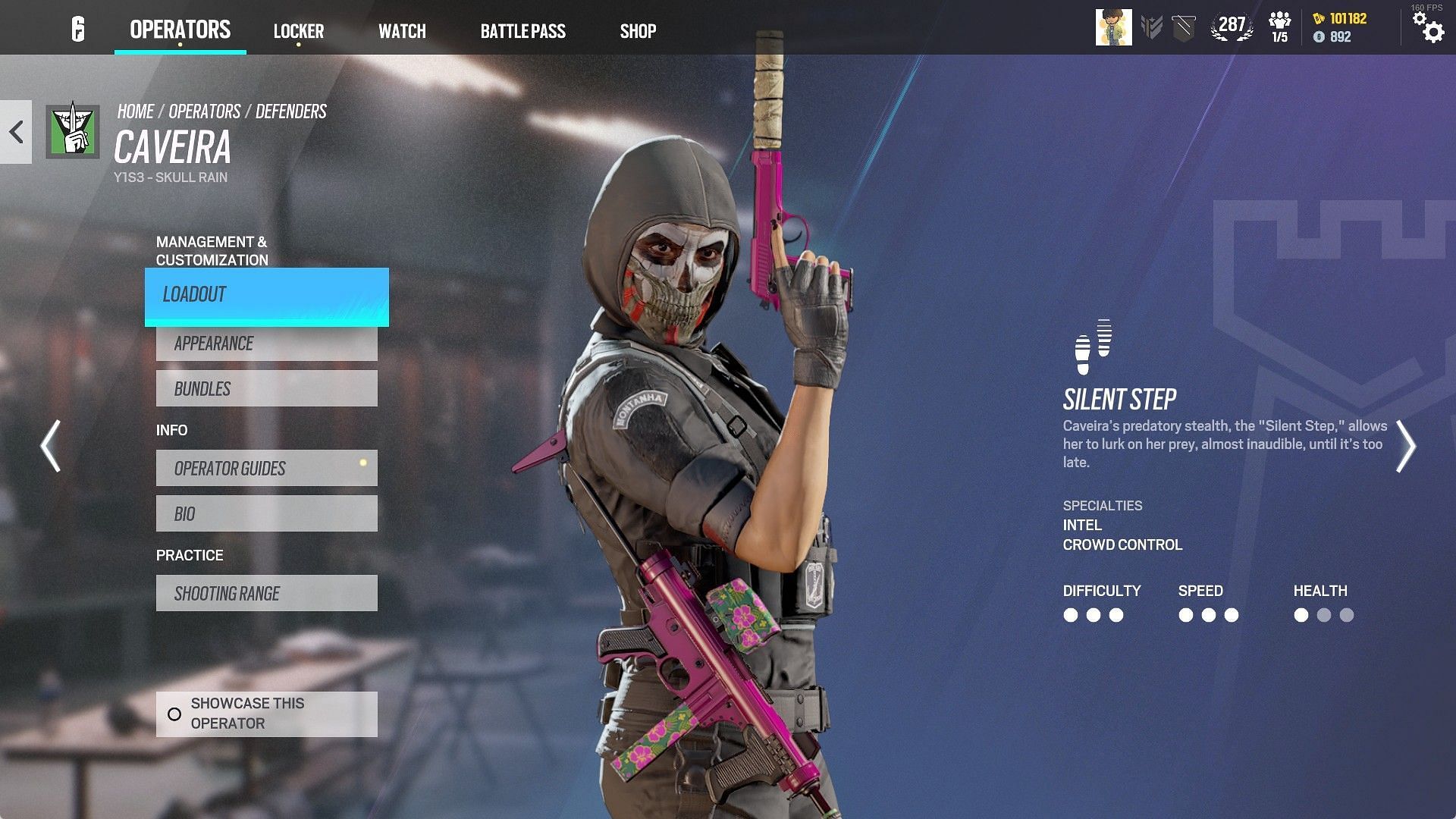 Caveira in Rainbow Six Siege (Image via Ubisoft)