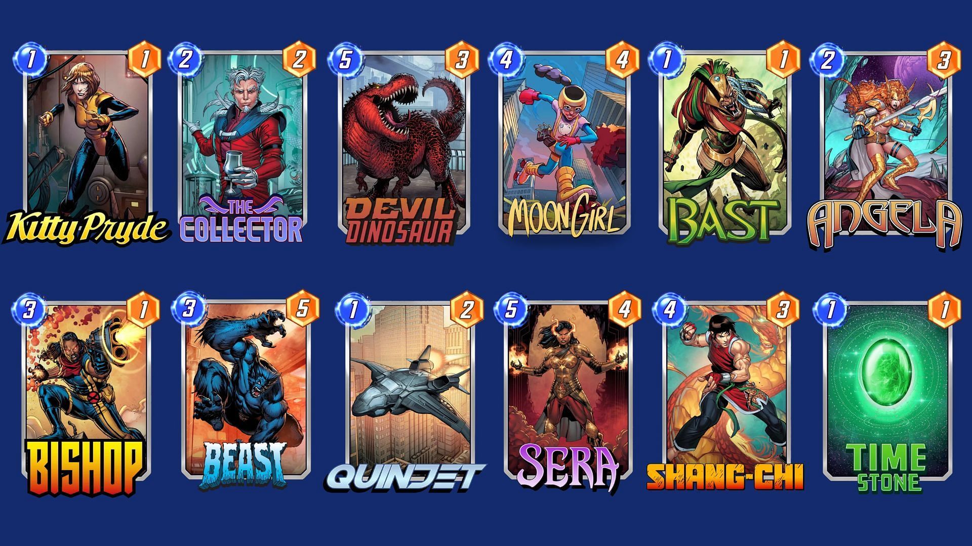 The Dino Pryde Deck is another strategic Marvel Snap Kitty Pryde deck you should try out (Image via Nuverse)