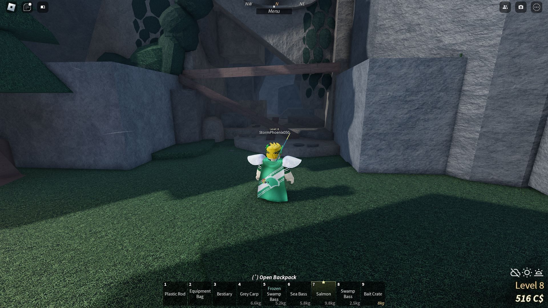 This is the entrance to the volcanic cave (Image via Roblox)