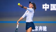 Magdalena Frech in action at the 2024 China Open (Picture: Getty)