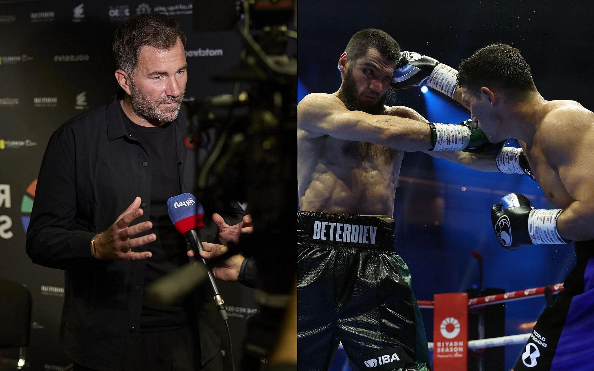 Eddie Hearn reacts to Artur Beterbiev vs. Dmitry Bivol [Image courtesy: Getty]