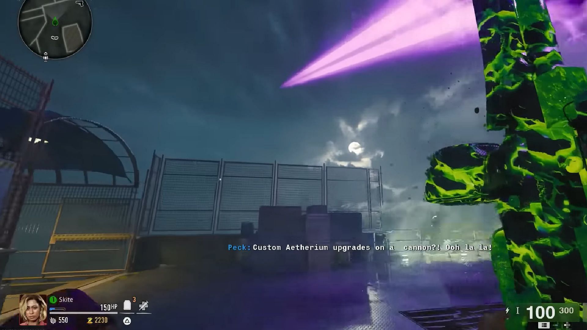 Meteor Crash Easter Egg (Image via Activision || YouTube@Skite innit)