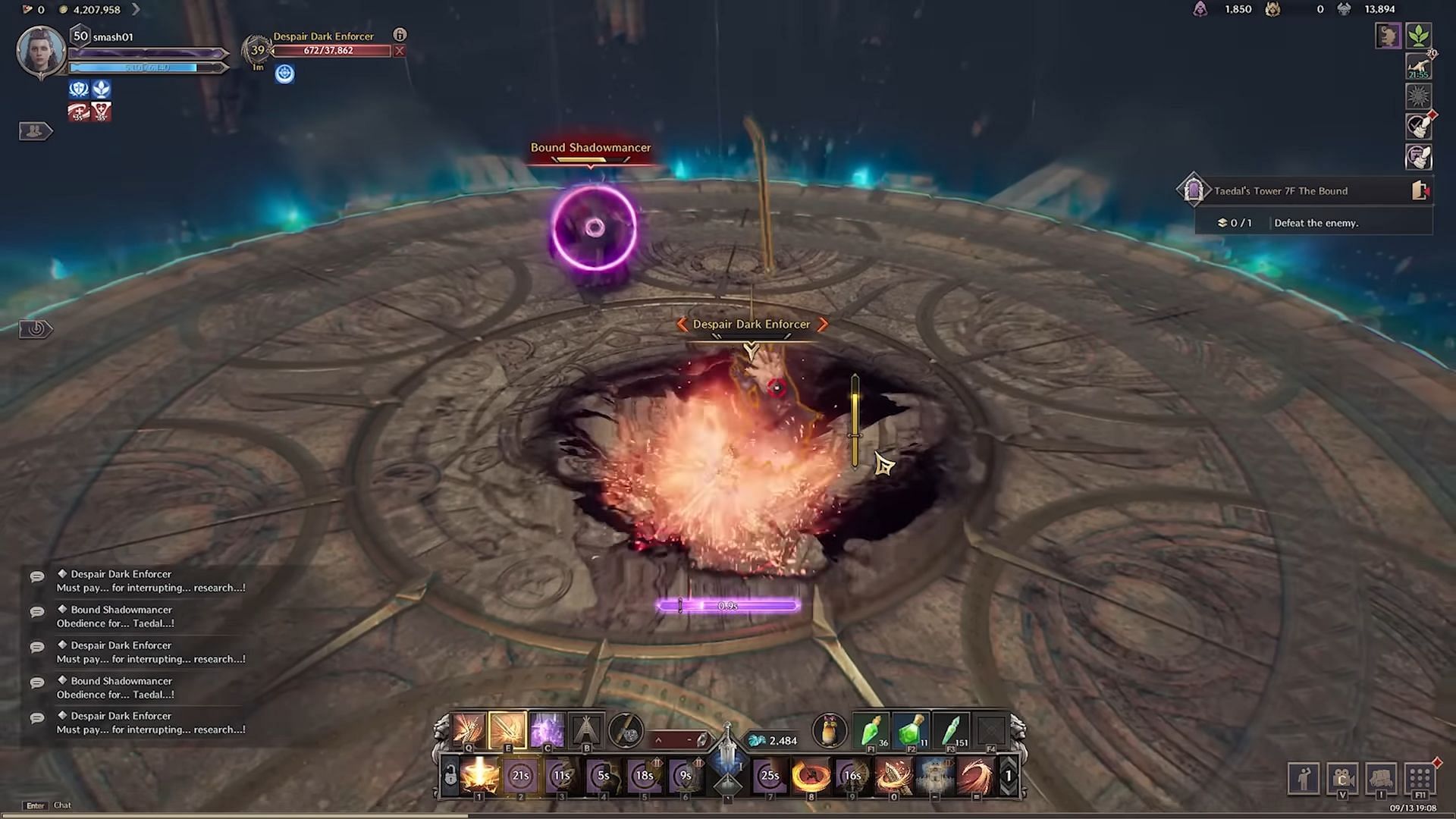 Defeat enemies to get Sollant (Image via NCSoft || Deltia&#039;s Gaming/YouTube)