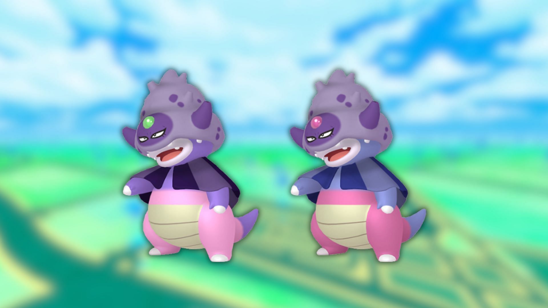 Galarian Slowking and its shiny variant (Image via The Pokemon Company)