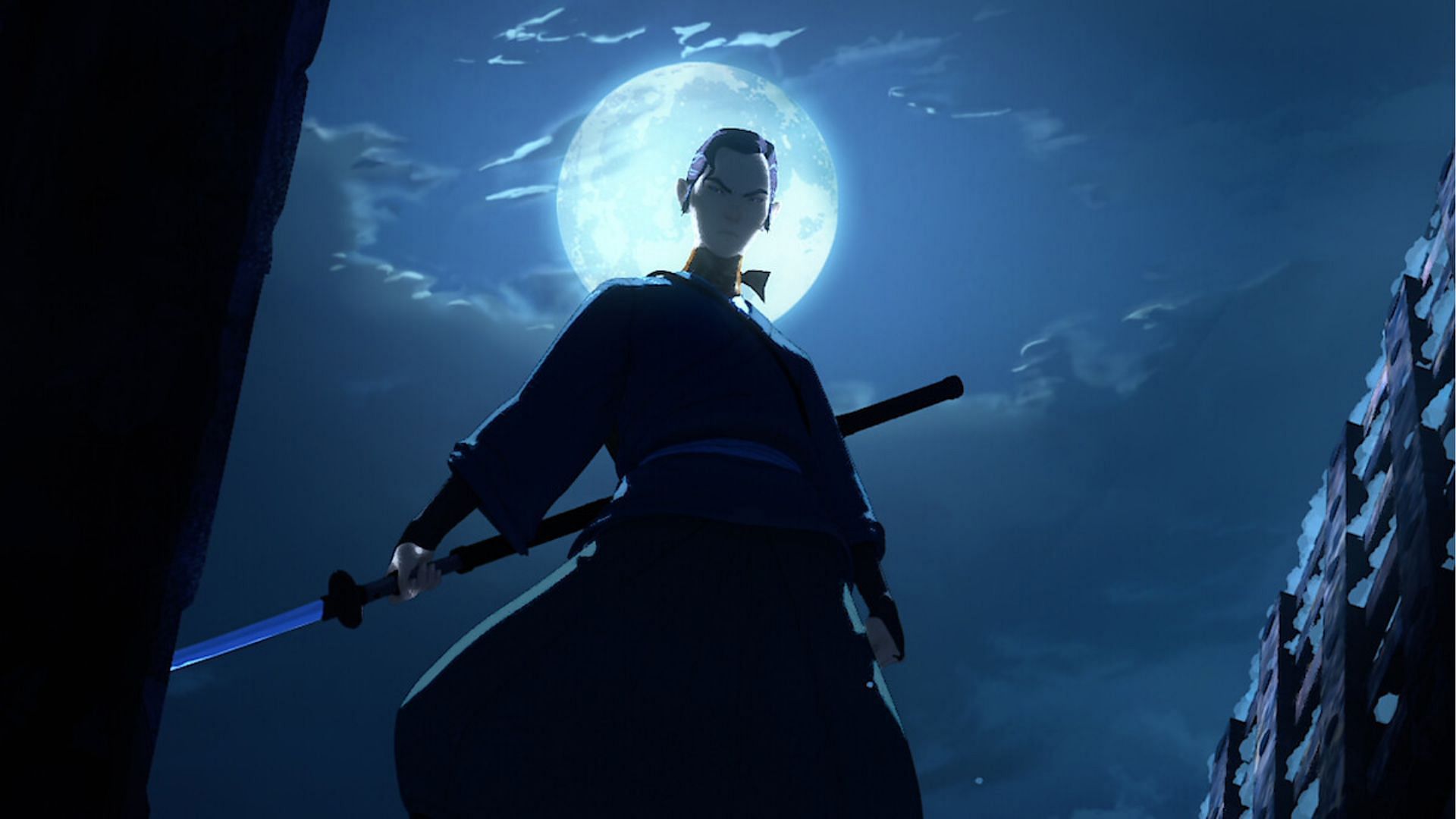 a still from Blue Eye Samurai (image via Netflix)